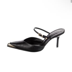 SCHUTZ Black and Gold Heels